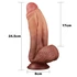 Kép 3/8 - Lovetoy - kétrétegű élethű dildó - 26cm (natúr)