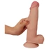 Kép 4/9 - Lovetoy Sliding-Skin - kétrétegű dildó - 21cm (natúr)