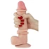Kép 1/9 - Lovetoy Sliding-Skin - kétrétegű dildó - 21cm (natúr)