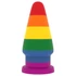Kép 1/9 - Lovetoy Prider - anál tágító plug - 15cm (szivárvány)