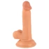 Kép 1/5 - Mr. Rude - tapadótalpas, herés élethű dildó - 17cm (natúr)