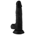Kép 3/5 - Mr. Rude - tapadókorongos, herés élethű dildó - 19cm (fekete)