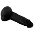 Kép 4/5 - Mr. Rude - tapadókorongos, herés élethű dildó - 19cm (fekete)