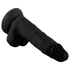 Kép 5/5 - Mr. Rude - tapadókorongos, herés élethű dildó - 19cm (fekete)