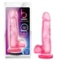 Kép 1/2 - bjours Sweet N Hard 4 - talpas, herés dildó (pink)