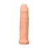 Kép 5/9 - RealRock Penis Sleeve 6 - péniszköpeny (17cm) - natúr