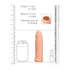 Kép 8/9 - RealRock Penis Sleeve 6 - péniszköpeny (17cm) - natúr