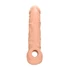 Kép 4/10 - RealRock Penis Sleeve 8 - péniszköpeny (21cm) - natúr