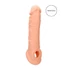 Kép 1/10 - RealRock Penis Sleeve 8 - péniszköpeny (21cm) - natúr