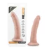 Kép 1/4 - Dr. Skin 7 - tapadótalpas élethű dildó - natúr (17,5cm)