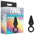 Kép 1/3 - Anal Adventures Platinum S - anál plug (fekete) - kicsi