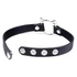 Kép 2/4 - Master Series Kinky Kitty - nyakörv cica fej karikával (fekete)