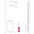 Kép 2/8 - Loveline - barázdált vibrációs gésagolyó (pink)