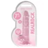 Kép 1/7 - REALROCK - áttetsző élethű dildó - pink (17cm)