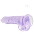 Kép 5/6 - REALROCK - áttetsző élethű dildó - lila (19cm)