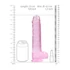 Kép 3/7 - REALROCK - áttetsző élethű dildó - pink (22cm)