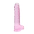 Kép 4/7 - REALROCK - áttetsző élethű dildó - pink (22cm)