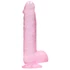 Kép 4/7 - REALROCK - áttetsző élethű dildó - pink (15cm)