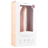 Kép 2/5 - Easytoys - tapadótalpas 100% szilikon dildó (21cm) - natúr