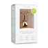 Kép 2/4 - Easytoys Metal No.7 - pink köves szíves kúp anál plug - arany (3cm)