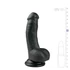 Kép 5/5 - Easytoys - tapadótalpas, herés dildó (15cm) - fekete