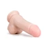 Kép 3/5 - Easytoys - tapadótalpas, herés dildó (17,5cm) - natúr