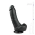 Kép 5/5 - Easytoys - tapadótalpas, herés dildó (20cm) - fekete