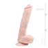Kép 5/5 - Easytoys - tapadótalpas, herés nagy dildó (26,5cm) - natúr