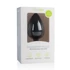 Kép 1/3 - Easytoys Diamond - fehér köves anál plug (nagy) - fekete