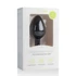 Kép 1/3 - Easytoys Diamond - fehér köves anál plug (közepes) - fekete
