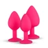 Kép 4/8 - Easytoys Diamond - anál plug szett (pink)
