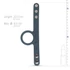 Kép 5/8 - Boners Strap L - péniszgyűrű és heregyűrű egyben (szürke)