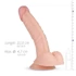 Kép 5/5 - Real Fantasy Derek - herés élethű dildó - 22cm (natúr)