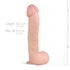Kép 5/7 - Real Fantasy Lexon - herés élethű dildó - 33cm (natúr)