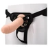 Kép 2/3 - RealStuff Strap-On - élethű, felcsatolható dildó (natúr)