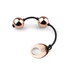 Kép 2/4 - Rosy Gold Ben Wa - gésagolyó (rosegold)