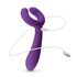 Kép 6/8 - Easytoys Couple - akkus, vízálló párvibrátor (lila)