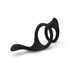 Kép 5/7 - Easytoys Pleasure Ring - rugalmas pénisz- és heregyűrű (fekete)