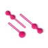 Kép 2/3 - Easytoys LoveBalls - gésagolyó szett - 3 részes (pink)