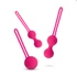 Kép 3/3 - Easytoys LoveBalls - gésagolyó szett - 3 részes (pink)
