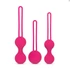 Kép 1/3 - Easytoys LoveBalls - gésagolyó szett - 3 részes (pink)