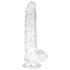 Kép 2/6 - EasyToys - herés dildó - 13,5cm (átlátszó)
