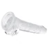 Kép 5/6 - EasyToys - herés dildó - 17cm (átlátszó)