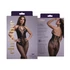 Kép 3/6 - Christine - csipke mintás necc overál - (fekete) - XS-XL