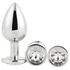 Kép 1/5 - Gleaming Love - anál plug szett - ezüst (3 részes)