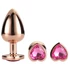 Kép 3/5 - Gleaming Love - szíves anál plug szett - rosegold (3 részes)