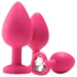 Kép 1/11 - Flirts anal training kit - anál plug szett (3db) - pink