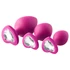 Kép 2/11 - Flirts anal training kit - anál plug szett (3db) - pink