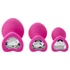Kép 6/11 - Flirts anal training kit - anál plug szett (3db) - pink