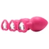 Kép 8/11 - Flirts anal training kit - anál plug szett (3db) - pink